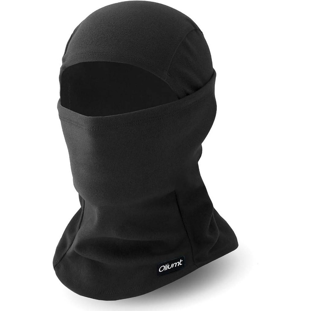 Oliumt Black Balaclava Ski Mask Warm Breathable Lightweight Full Coverage Fleece